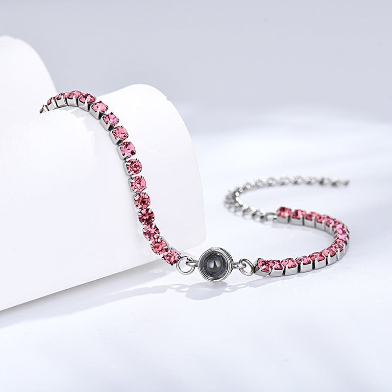 Customized Diamond Projection Bracelet