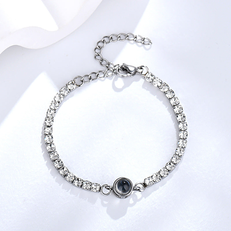 Customized Diamond Projection Bracelet