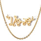Personalized Vovó baby pendant grandmother necklace stainless steel boy girl figurine name necklace