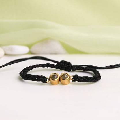 Double-Bead Projection Braided Bracelet