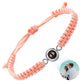 Personalized Photo Projection Flat Knot Bracelet