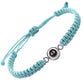 Personalized Photo Projection Flat Knot Bracelet