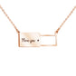 Personalized creative pull-out photo envelope Necklace