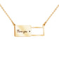 Personalized creative pull-out photo envelope Necklace