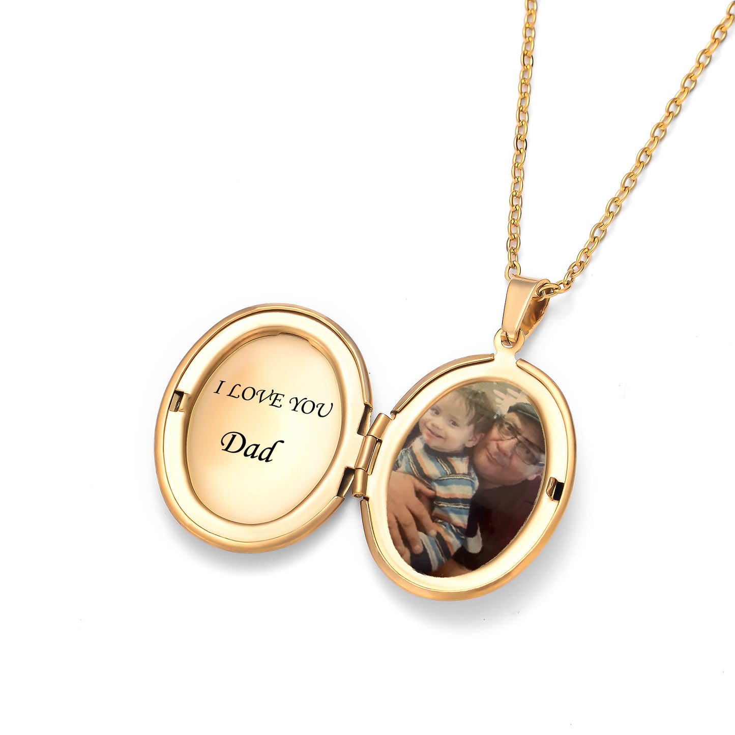 Personalized photo necklace
