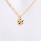 Three Edimensional Birth Flower Necklace