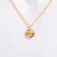 Three Edimensional Birth Flower Necklace