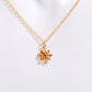 Three Edimensional Birth Flower Necklace