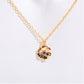 Three Edimensional Birth Flower Necklace