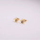 Three Edimensional Birth Flower Earrings