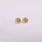 Three Edimensional Birth Flower Earrings
