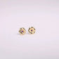 Three Edimensional Birth Flower Earrings