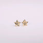 Three Edimensional Birth Flower Earrings