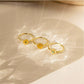 Three Edimensional Birth Flower Ring