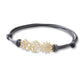 Personalized Titanium Steel Birth Flower Bracelet