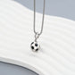 Personalized Stainless Steel Football Name Necklace