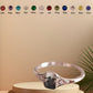 Custom Birthstone & Full-Color Photo Copper Ring - Personalized Engraved Memorial Jewelry, Anniversary Gift