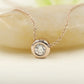 Stainless steel birthstone bracelet or necklace