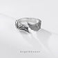 Retro Devil's Wing Ring, Customized Name Engraving Jewelry, Couple Ring, Gift for Lover
