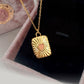 Personalized Magnetic Album Necklace - Double Photo Holder Pendant With Heart Cat's Eye Stone, For Custom Memories