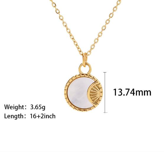 French niche retro titanium steel heart-shaped necklace stainless steel zircon love pendant necklace