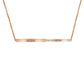 Custom Double Layer Scalable Bar Pendant - Personalized Name Engraved Necklace with Secret Message - For Couples and Loved Ones