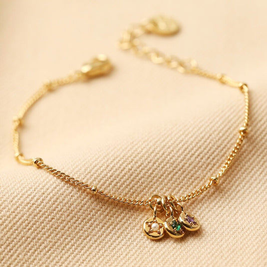 Personalized Birthstone Necklace -  Star Pendant in Copper with Zircon - Unique Minimalist Jewelry Gift for Her