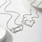 Custom Pet Ear and Name Necklace - Personalized Dog or Cat Ear Pendant with Engraved Text - Stainless Steel Necklace for Pet Lovers