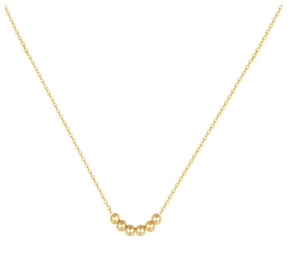 Anti Anxiety Six Sliding Bead Necklace
