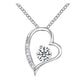 Love necklace gift for mom