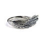 Retro Devil's Wing Ring, Customized Name Engraving Jewelry, Couple Ring, Gift for Lover