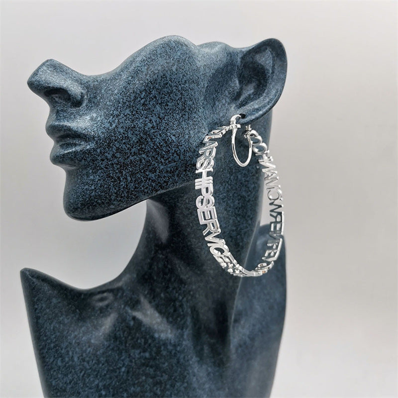 Customized Alphabet Earrings