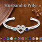 Personalized birthstone bracelet