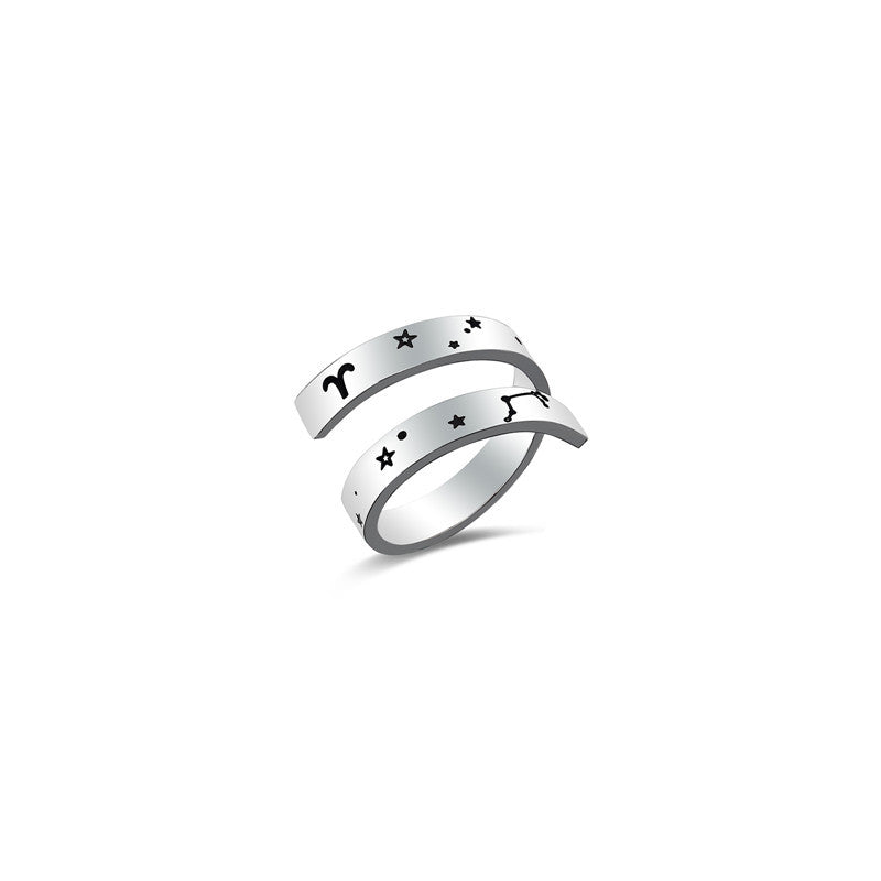 Twelve Zodiac Signs Ring