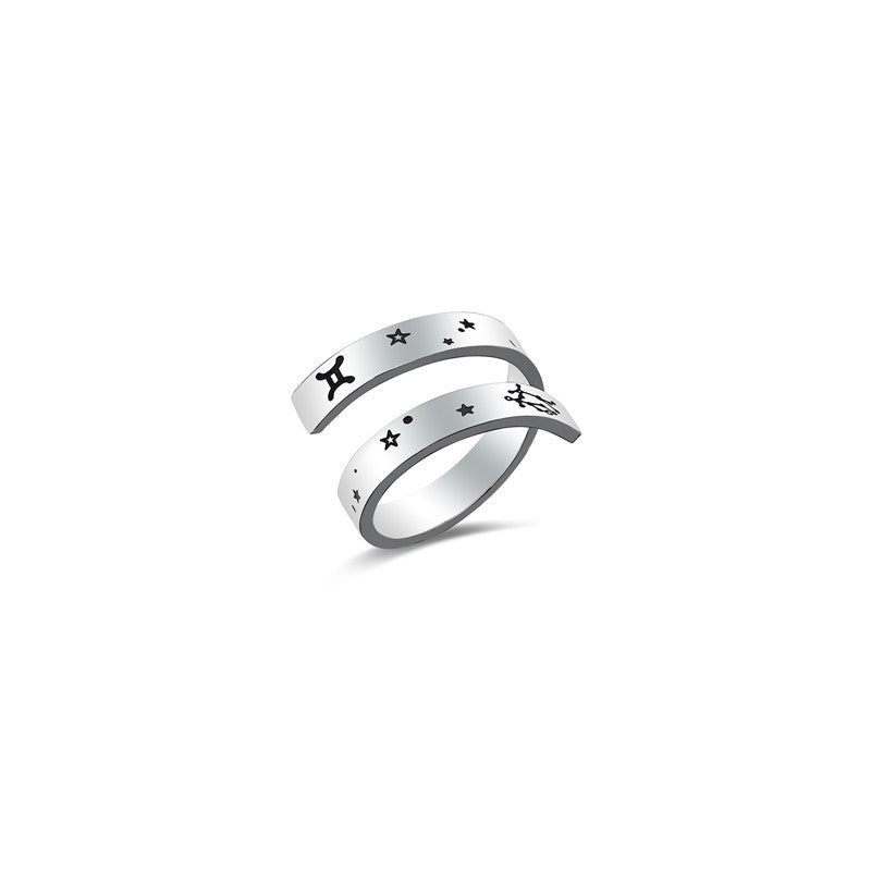 Twelve Zodiac Signs Ring