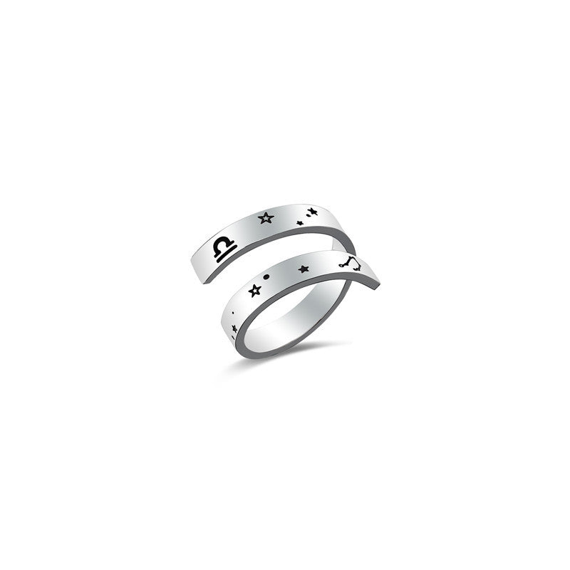 Twelve Zodiac Signs Ring