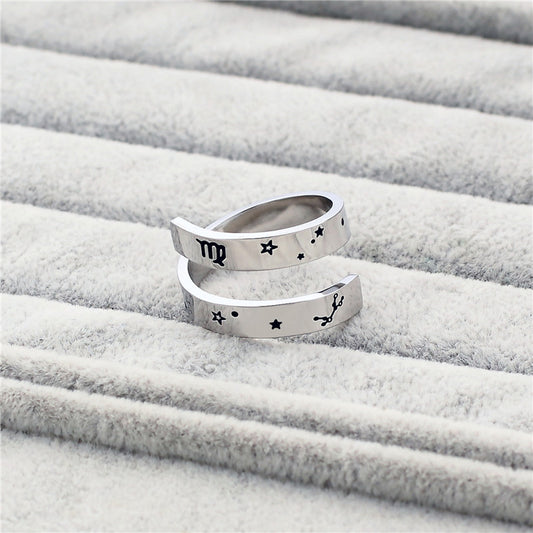 Twelve Zodiac Signs Ring