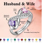 Personlized birthstone ring