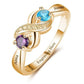 Personlized birthstone ring