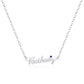 Customized Name Necklace with Birthstone