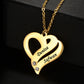 Customized Engraving Name Heart Necklace