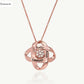 Four-leaf clover pendant necklace