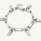 stainless steel curb chain bracelet