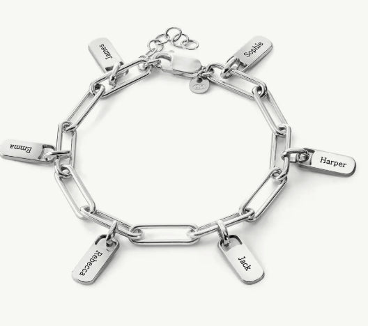 stainless steel curb chain bracelet
