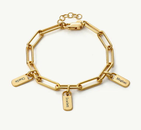 stainless steel curb chain bracelet