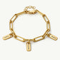 stainless steel curb chain bracelet
