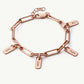 stainless steel curb chain bracelet