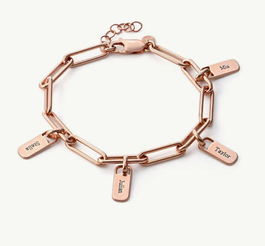 stainless steel curb chain bracelet