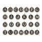 Candy color 26 letters necklace pendant