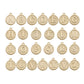 Candy color 26 letters necklace pendant